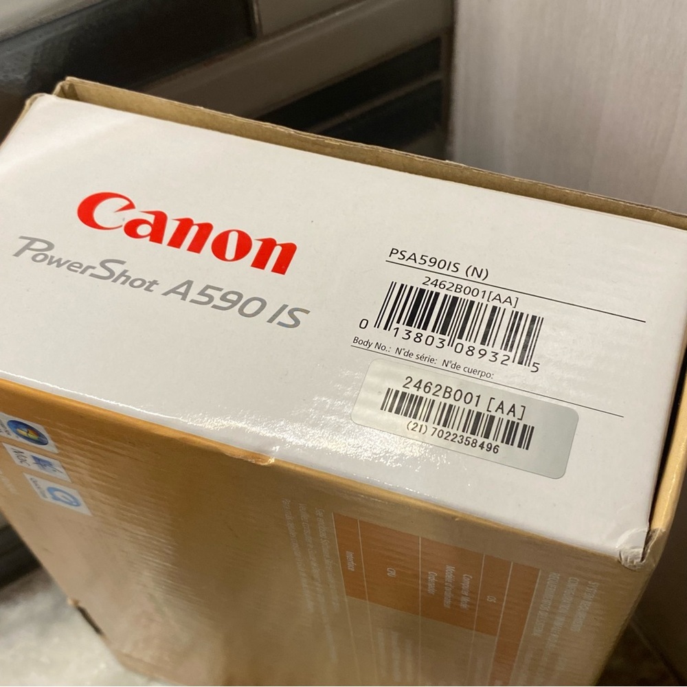 COMPLETE Canon PowerShot A590 IS Digital Camera Bundle - Tested & Working - Picture 12 of 15